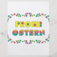 Frohe Ostern Flyer