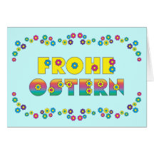 Frohe Ostern Greeting Cards