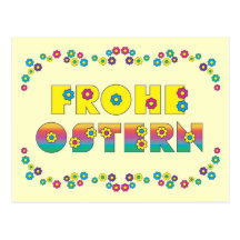 Frohe Ostern Post Card