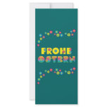 Frohe Ostern Customized Rack Card