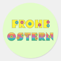 Frohe Ostern Stickers