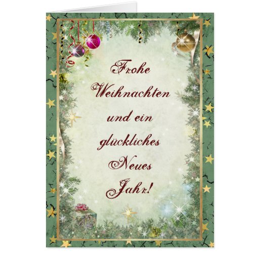 Frohe Weihnachten Card | Zazzle