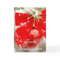 Frohe Weihnachten Christmas Card