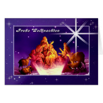 Frohe Weihnachten.German Christmas Card