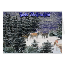 Frohe Weihnachten Greeting Card