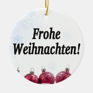 Frohe Weihnachten Ornaments &amp; Keepsake Ornaments | Zazzle