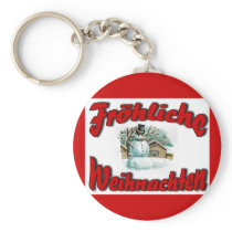 Fröhliche Weihnachten Keychain