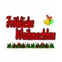 Fröhliche Weihnachten t-shirts