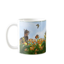 Frolicking Calico mugs