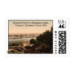 From Beaucaire Castle, Tarascon, Pyrenees, France Stamps