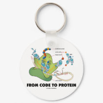 From Code To Protein (Protein Synthesis) keychains
