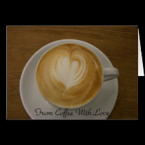 From Coffee With Love - Invitation for Coffee cards