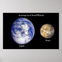 From Earth to Mars / Journey to A Small Planet posters
