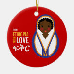 From Ethiopia With Love Adoption Keepsake Christmas Tree Ornaments