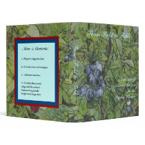 From Field to Table - Organic Recipes binders