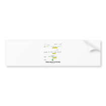 From Gene To Protein Bumper Sticker