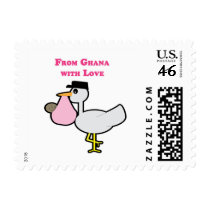 From Ghana with Love (girl) postage