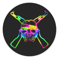 From My Cold Dead Fingers Neon stickers