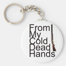 From My Cold Dead Hands Keychain