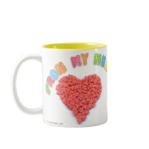 From my heart to your heart mug mugs