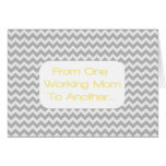 From One Working Mom To Another - Gray/Yellow cards