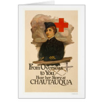 From Overseas to you--Hear her Story at Chautauqua cards