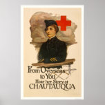 From Overseas to you--Hear her Story at Chautauqua Poster
