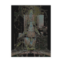 From Paris to New York Black postcards