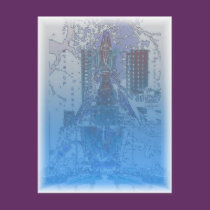 From Paris to New York postcards