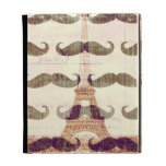 From Paris with mustache iPad Folio Case