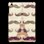 From Paris with mustache ipad mini cases
