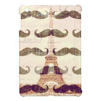 From Paris with mustache iPad Mini Covers