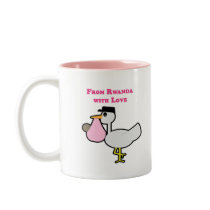 From Rwanda with Love (girl) mugs