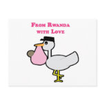 From Rwanda with Love (girl) Postcard