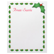From Santa Letter letterhead