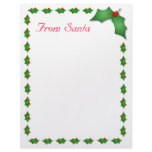 From Santa Letter letterhead