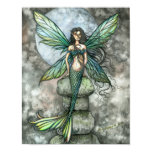 From Sea to Sky Mermaid Fairy Art Poster Print
