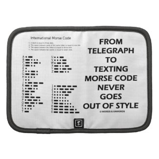 From Telegraph To Texting Morse Code Never Style Folio Planners