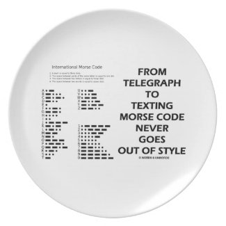 From Telegraph To Texting Morse Code Never Style Plate