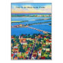 From the Air Miami Beach & Biscayne Bay, Florida Card