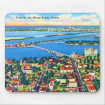 From the Air Miami Beach &amp; Biscayne Bay, Florida Mouse Pad