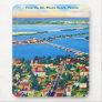 From the Air Miami Beach & Biscayne Bay, Florida Mousepad