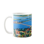 From the Air Miami Beach & Biscayne Bay, Florida Mug