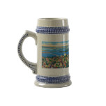 From the Air Miami Beach & Biscayne Bay, Florida Coffee Mug