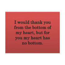 From the Bottom of My Heart... postcards