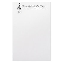 From the desk of a Diva Stationary Stationery Design