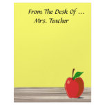 From The Desk Of..Apple Stationery Personalized Letterhead