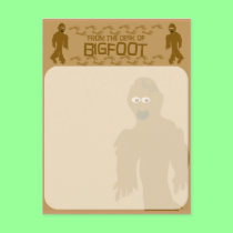 From the desk of bigfoot! postcards by Anotherfort From the desk of bigfoot! postcards