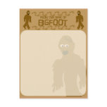 From the desk of bigfoot! postcard