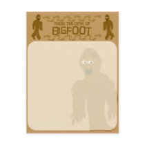 From the desk of bigfoot! postcard
